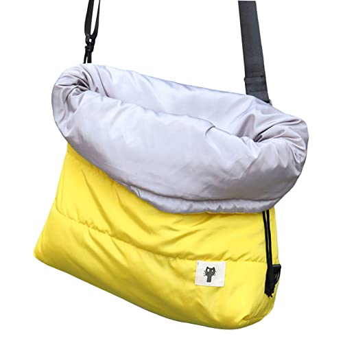 Duiaynke Tragbare Katzen-Schultertasche für Haustiere, Reisetasche, zum Wandern, Gelb Duiaynke Tragbare Katzen-Schultertasche für Haustiere, Reisetasche, zum Wandern, Gelb von Duiaynke