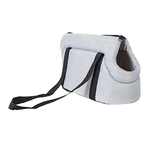 Duiaynke Tragetasche für Haustiere, Reisetasche, Schultertasche, Armlehne, Sitzkonsole, Handtasche, Hundesitz für draußen, kleine Hunde, Katzen, kleine Tiere (Grau, 45 x 22 x 20 cm) von Duiaynke