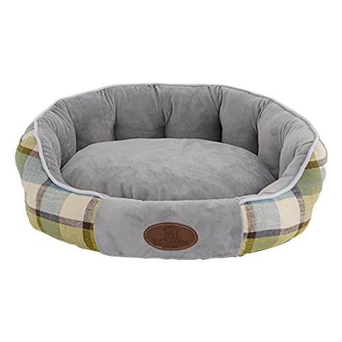 Duiaynke Waschbares Gitterbett für Katzen und Hunde, langlebig, warm, Haustierprodukte, Kreativität, Winter, groß, wasserabweisend, Bodengitter für Sofa, drinnen (grün) von Duiaynke