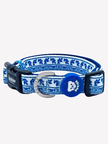DUKIER - Hundehalsband, verstellbar und anpassbar, Zubehör für Haustiere aus Neopren, strapazierfähig, Design Griechenland, Größe S DUKIER - Hundehalsband, verstellbar und anpassbar, Zubehör für Haustiere aus Neopren, strapazierfähig, Design Griechenland, Größe S von Dukier