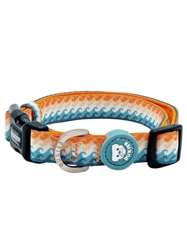 DUKIER - Hundehalsband, verstellbar und verstellbar, Zubehör für Tiere aus Neopren, strapazierfähig, Hawaii-Design, Größe M DUKIER - Hundehalsband, verstellbar und verstellbar, Zubehör für Tiere aus Neopren, strapazierfähig, Hawaii-Design, Größe M von Dukier