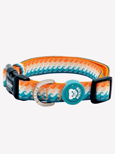 DUKIER - Hundehalsband, verstellbar und verstellbar, Zubehör für Tiere aus Neopren, strapazierfähig, Hawaii-Design, Größe S von Dukier