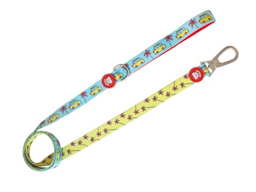 DUKIER - Hundeleine, ausziehbares Zubehör für Haustiere, lang und robust, mit Sicherheits-Klickhaken, Neopren, kalifornisches Design, Größe S DUKIER - Hundeleine, ausziehbares Zubehör für Haustiere, lang und robust, mit Sicherheits-Klickhaken, Neopren, kalifornisches Design, Größe S von Dukier