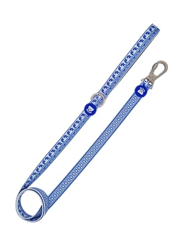 DUKIER - Hundeleine lang und robust mit Sicherheitskarabiner aus Neopren Greece Design Größe S DUKIER - Hundeleine lang und robust mit Sicherheitskarabiner aus Neopren Greece Design Größe S von Dukier