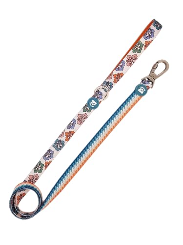 DUKIER - Hundeleine lang und robust mit Sicherheitskarabiner aus Neopren Hawaii Design Größe L DUKIER - Hundeleine lang und robust mit Sicherheitskarabiner aus Neopren Hawaii Design Größe L von Dukier