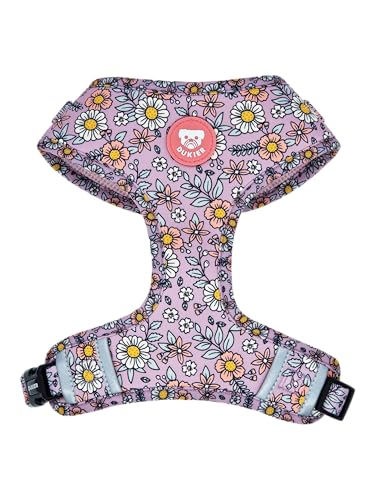 DUKIER - Verstellbares Hals- und Brustgeschirr für Hunde, Sicherheitsweste, Haustiere, Neopren, Flower Power, Blumen, Größe L DUKIER - Verstellbares Hals- und Brustgeschirr für Hunde, Sicherheitsweste, Haustiere, Neopren, Flower Power, Blumen, Größe L von Dukier