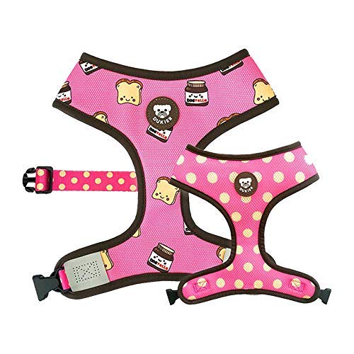 DUKIER - Wendegeschirr für Hunde, atmungsaktiv und reflektierend, Neopren und Mesh, verstellbar, Dogtella Design, Größe L DUKIER - Wendegeschirr für Hunde, atmungsaktiv und reflektierend, Neopren und Mesh, verstellbar, Dogtella Design, Größe L von Dukier