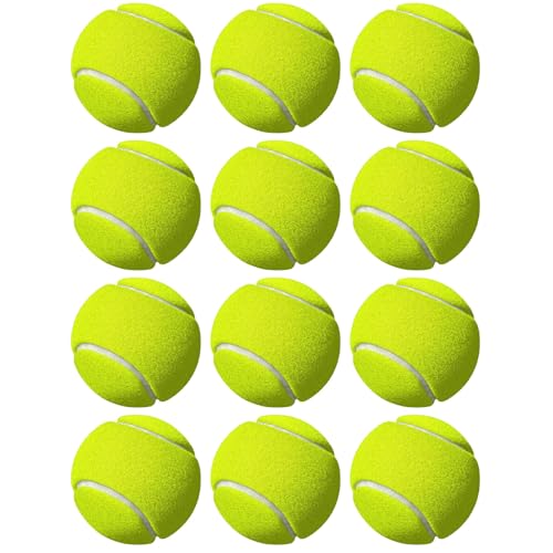 Dukuueie Tennisbälle für mittelgroße Hunde, 12 Stück, leicht zu fangen, für Bewegung und Training, Hunde-Tennisbälle 6,3 cm Dukuueie Tennisbälle für mittelgroße Hunde, 12 Stück, leicht zu fangen, für Bewegung und Training, Hunde-Tennisbälle 6,3 cm von Dukuueie