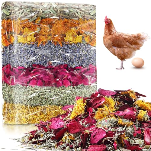 Dunkive 595.3 g Hühner Nistkräuter, 6 Natürliche Getrocknete Kräuter Blumen in Vakuumverpackung, Aromatische Geflügelkräuter für Nistkasten/Hühnerstall/Hühnerstaubbad, Erhöhen Sie die Eierproduktion Dunkive 595.3 g Hühner Nistkräuter, 6 Natürliche Getrocknete Kräuter Blumen in Vakuumverpackung, Aromatische Geflügelkräuter für Nistkasten/Hühnerstall/Hühnerstaubbad, Erhöhen Sie die Eierproduktion von Dunkive