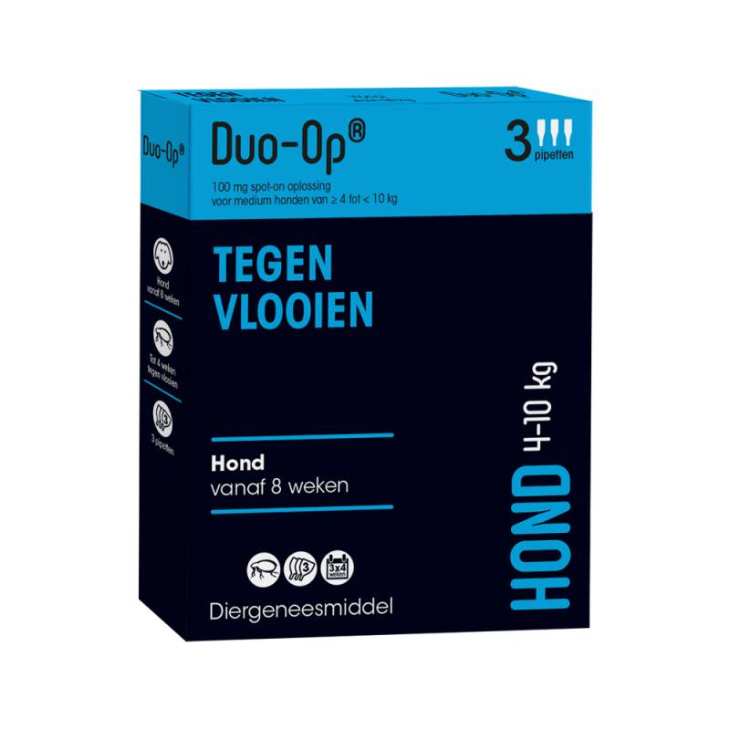 Duo-Op Hunde 4 bis 10 kg - 100 mg - 3 Pipetten von Duo-op