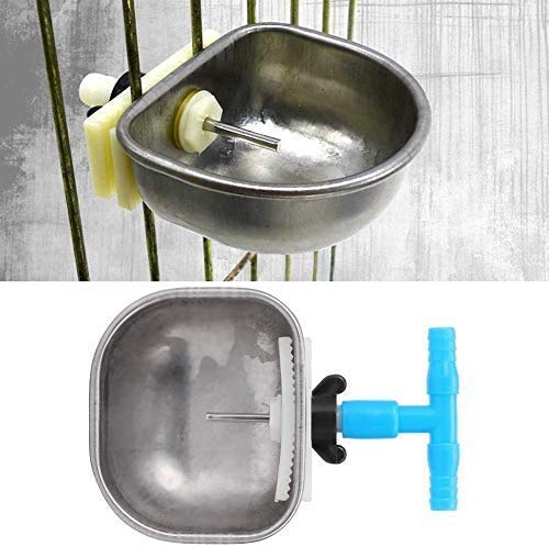 Duokon 5 Stücke Wasser Feeder Edelstahl Automatische Kaninchen Trinker Nippel Trinkschale Waterer Bauernhof Vieh Trinken Zubehör(Big) von Duokon