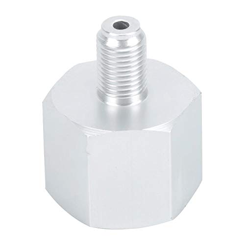 CO2-Regler-Adapter, Aluminium-CO2-Zylinder-Adapter Anschluss Konverter Passend für Homebrew Beer Aquarium, 3/8 bis W21.8, 3/8 bis CGA320(3/8 to W21.8) von Duokon
