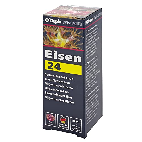 Dupla Marin Eisen 24 I 50 ml I Fördert Färbung und Wachstum der Korallen I Begünstigt den Stoffwechsel von Symbiosealgen I Unterstützt die Chlorophyllbildung von Dupla Marin