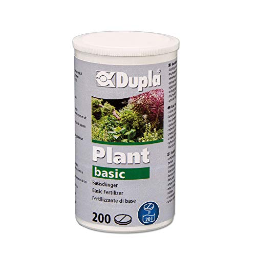 DUPLA Plant Basic I 200 Tabletten I Ideale Nährstoffkombination für Aquarienpflanzen I Inhalt reicht für 4.000 Liter von Dupla