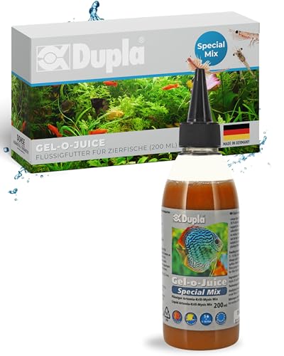 Dupla Gel-o-Juice Special Mix I 200 ml I flüssiges Zooplankton-Konzentrat mit 50% Artemia, 25% Mysis und 25% Krill I für gutes Fischwachstum und gesunde Korallen I nährstoffreiches Fischfutter von Dupla