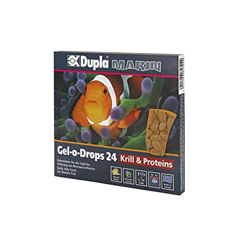 Dupla Marin Fischfutter Gel-o-Drops 24 Krill & Proteins, 12 x 2 g von Dupla
