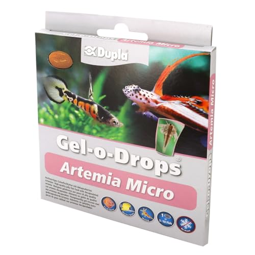 Dupla Zierfischfutter Gel-o-Drops Artemia Micro - 12x 2 g - mit dekapsulierten Artemien zur Fütterung auch Kleinster Fische Dupla Zierfischfutter Gel-o-Drops Artemia Micro - 12x 2 g - mit dekapsulierten Artemien zur Fütterung auch Kleinster Fische von Dupla