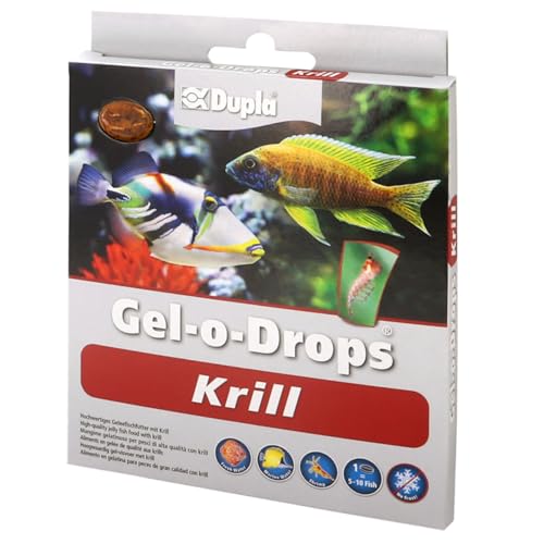 Dupla Zierfischfutter Gel-o-Drops Krill - 12x 2 g - Diese Krebstiere sind EIN reichhaltiges Fischfutter von Dupla