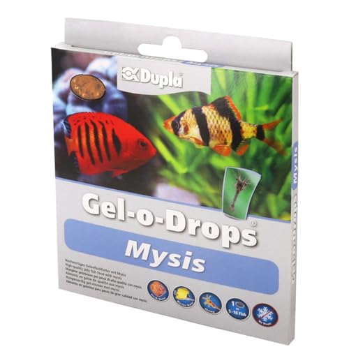 Dupla Zierfischfutter Gel-o-Drops Mysis - 12x 2 g - Fischfutter: kleine Schwebegarnelen mit hohem Gehalt an Proteinen und Fetten von Dupla