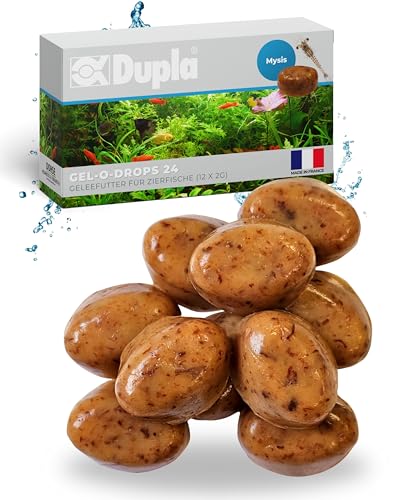 Dupla Zierfischfutter Gel-o-Drops Mysis - 12x 2 g - Fischfutter: kleine Schwebegarnelen mit hohem Gehalt an Proteinen und Fetten von Dupla