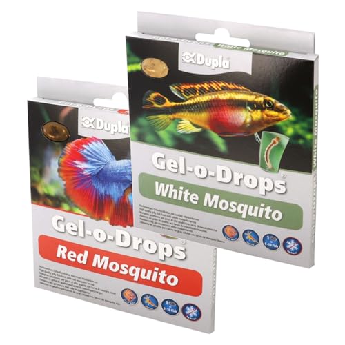 Dupla Zierfischfutter Gel-o-Drops White Mosquito + Red Mosquito - Fischfutter enthält rote und weiße Mückenlarven von Dupla