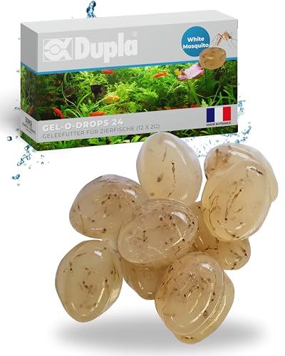 Dupla Zierfischfutter Gel-o-Drops White Mosquito - 12x 2 - genthält nahrhafte weiße Mückenlarven von Dupla