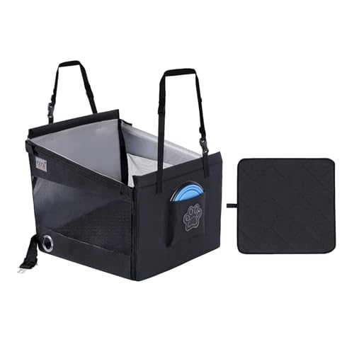 Duqulle Autositz für Haustiere,Faltbares automatisches Welpennest - Tragbares Haustier-Reisetragebett für Rück- und Vordersitz, geeignet für kleine und mittelgroße Hundewelpen Duqulle Autositz für Haustiere,Faltbares automatisches Welpennest - Tragbares Haustier-Reisetragebett für Rück- und Vordersitz, geeignet für kleine und mittelgroße Hundewelpen von Duqulle