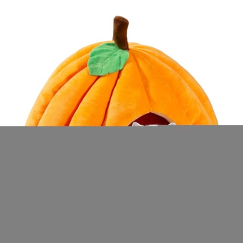 Duqulle Haustierhöhlenbett,Kürbis-Katzenbett,Halloween Haustier Kätzchen Höhlenhaus Kürbisförmig - Heimtierbedarf, bequemes Haustierhöhlenbett für Zuhause, Tierhandlung Duqulle Haustierhöhlenbett,Kürbis-Katzenbett,Halloween Haustier Kätzchen Höhlenhaus Kürbisförmig - Heimtierbedarf, bequemes Haustierhöhlenbett für Zuhause, Tierhandlung von Duqulle