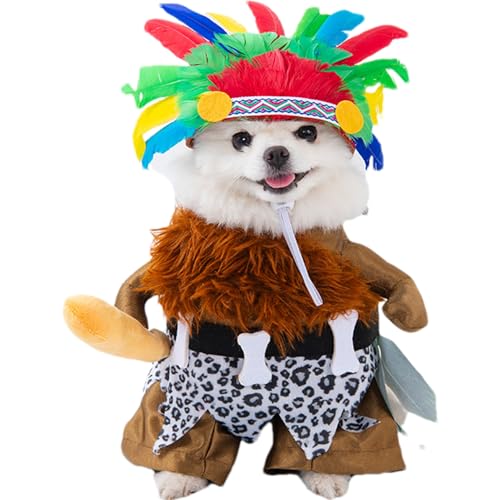 Duqulle Hundekostüme, Verkleidung Für Haustiere, Native Outfits Für Spaziergang Urlaub Theater Festival Bühnenauftritt Halloween Feier Versammlung von Duqulle