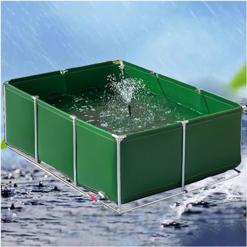 Durecoform PVC-Leinwand Fischteich für Aquakultur, großer Aquarium-Wassertank mit Ständer für die Zucht von Koi, temporäres Halten Sichtleinwand Durecoform PVC-Leinwand Fischteich für Aquakultur, großer Aquarium-Wassertank mit Ständer für die Zucht von Koi, temporäres Halten Sichtleinwand von Durecoform
