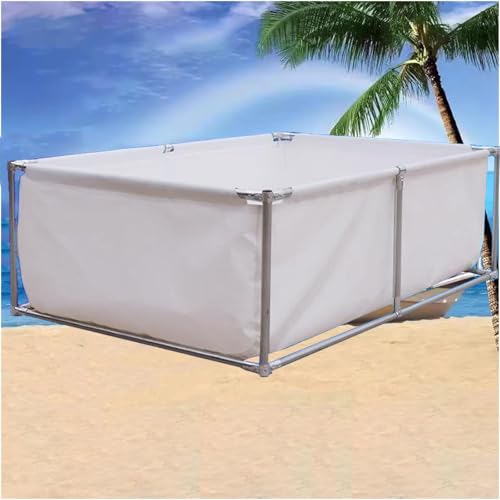 Durecoform PVC-Leinwand Fischteich für Aquakultur, großer Aquarium-Wassertank mit Ständer für die Zucht von Koi, temporäres Halten Sichtleinwand Durecoform PVC-Leinwand Fischteich für Aquakultur, großer Aquarium-Wassertank mit Ständer für die Zucht von Koi, temporäres Halten Sichtleinwand von Durecoform