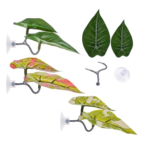 Duroecsain Betta Hängematte, Betta Fish Hängematte, Dekoratives Aquarium Betta Bett, Set von 4 Weichfischtank -Dekorationslebensraum zum Laichen von Duroecsain