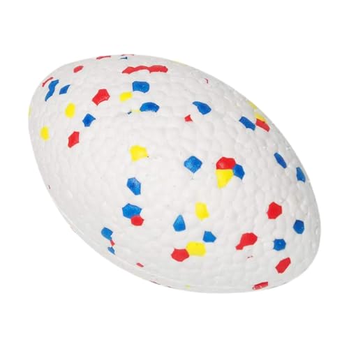 Duroecsain Gummibälle für Hunde, Kauball für Hunde, quietschendes Gummispielzeug für Fußballhunde, Kaubälle für Welpen, robust, robust und leicht Duroecsain Gummibälle für Hunde, Kauball für Hunde, quietschendes Gummispielzeug für Fußballhunde, Kaubälle für Welpen, robust, robust und leicht von Duroecsain