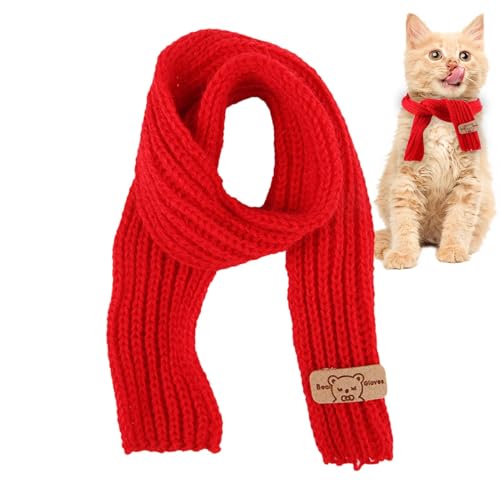 Duroecsain Halstuch für mittelgroße Hunde, Katzentücher | Hundehalstuch für Haustiere aus roter Polyesterfaser, Bandanas für Hunde, festliches multifunktionales Accessoire für Duroecsain Halstuch für mittelgroße Hunde, Katzentücher | Hundehalstuch für Haustiere aus roter Polyesterfaser, Bandanas für Hunde, festliches multifunktionales Accessoire für von Duroecsain