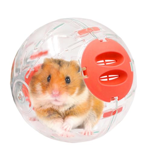 Duroecsain Hamsterrad, Hamster Ball | Silent Interactive Dwarf Hamster Wheel | Multi Funktionelle kleine Haustierversorgungen mit Lüftungsloch für Guinea -Mäuse Chinchilla Gerbil Frettchen Kinder von Duroecsain