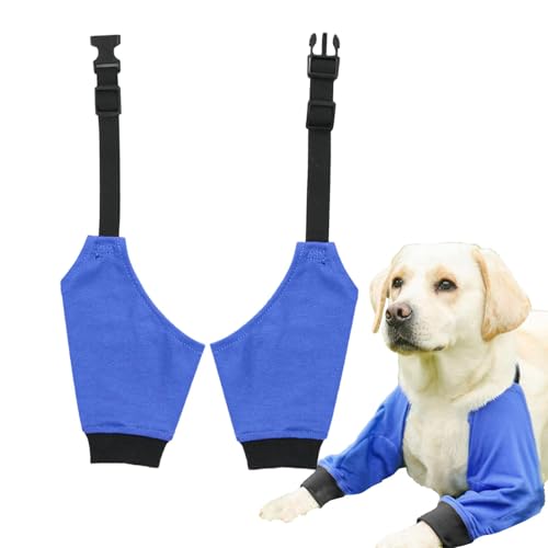 Duroecsain Hunde-Ellenbogenbandage-Schutz, vordere Ellbogenbandage für Hunde | 1 Paar Hunde-Ellenbogenbandage für das Vorderbein | Schmutzabweisendes, verschleißfestes, atmungsaktives Kniepolster für Duroecsain Hunde-Ellenbogenbandage-Schutz, vordere Ellbogenbandage für Hunde | 1 Paar Hunde-Ellenbogenbandage für das Vorderbein | Schmutzabweisendes, verschleißfestes, atmungsaktives Kniepolster für von Duroecsain