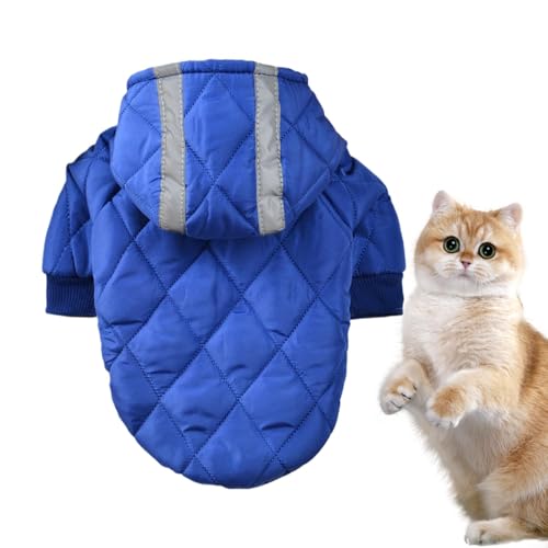 Duroecsain Hundemantel, Wintermantel für Welpen, verstellbarer dicker Hundemantel, wasserdicht, warm, mit reflektierenden Streifen, für kaltes Wetter im Winter Duroecsain Hundemantel, Wintermantel für Welpen, verstellbarer dicker Hundemantel, wasserdicht, warm, mit reflektierenden Streifen, für kaltes Wetter im Winter von Duroecsain