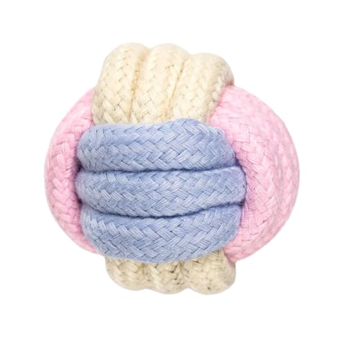 Duroecsain Hundeseil-Ball-Schleppspielzeug,Hunde-Schleppball-Seil,Kauwattebällchen | Hundeknotenball-Seilspielzeug, Hunde-Kauspielzeug aus Baumwolle zum Zahnen, bequemer Baumwoll-Kauknotenball für die Duroecsain Hundeseil-Ball-Schleppspielzeug,Hunde-Schleppball-Seil,Kauwattebällchen | Hundeknotenball-Seilspielzeug, Hunde-Kauspielzeug aus Baumwolle zum Zahnen, bequemer Baumwoll-Kauknotenball für die von Duroecsain