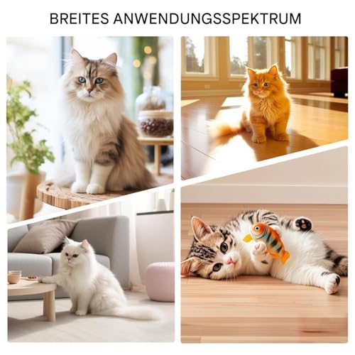 Duroecsain Katzenkratzbrett, Waagerechte Kratzunterlage, Interaktives Spielzeug Mit 2 Klingelbällen Zum Schutz Ihrer Möbel Mit Katzenminze Für Katzenspielspaß Indoor Duroecsain Katzenkratzbrett, Waagerechte Kratzunterlage, Interaktives Spielzeug Mit 2 Klingelbällen Zum Schutz Ihrer Möbel Mit Katzenminze Für Katzenspielspaß Indoor von Duroecsain