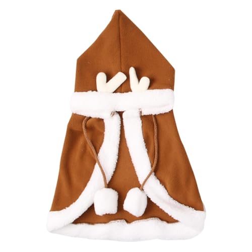 Duroecsain Kleidung für Hunde, Weihnachten, Umhang für Haustiere, Weihnachtskleidung für Haustiere, Kleidung für Haustiere, mit Rehkitzen, Umhang für Katzen, Weihnachtsanzug für Haustiere für den Duroecsain Kleidung für Hunde, Weihnachten, Umhang für Haustiere, Weihnachtskleidung für Haustiere, Kleidung für Haustiere, mit Rehkitzen, Umhang für Katzen, Weihnachtsanzug für Haustiere für den von Duroecsain