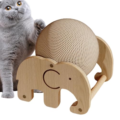 Duroecsain Kratzball aus natürlichem Sisal für Katzen, Katzenspielzeug, Sisal-Kratzball, interaktives Spielzeug für den Innenbereich, interaktives Spielzeug für den Innenbereich, Kratzball Duroecsain Kratzball aus natürlichem Sisal für Katzen, Katzenspielzeug, Sisal-Kratzball, interaktives Spielzeug für den Innenbereich, interaktives Spielzeug für den Innenbereich, Kratzball von Duroecsain