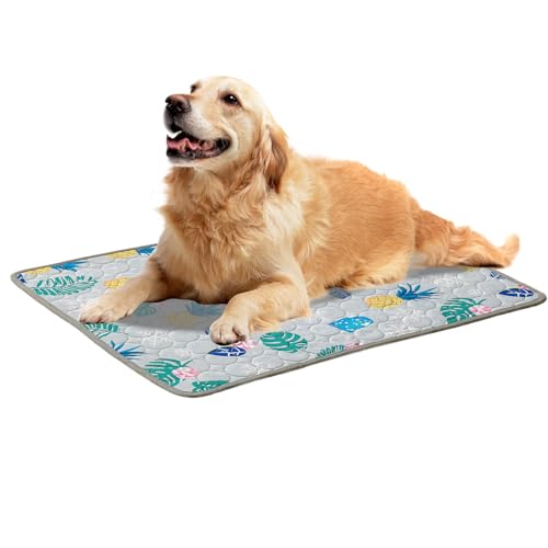 Duroecsain Kühlmatte Für Hunde - Haustier Kühlkissen Bett,rutschfeste Robuste Matte Für Hundebett Zwinger Sofa Drinnen & Draußen Duroecsain Kühlmatte Für Hunde - Haustier Kühlkissen Bett,rutschfeste Robuste Matte Für Hundebett Zwinger Sofa Drinnen & Draußen von Duroecsain