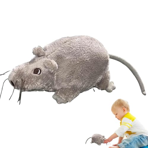 Duroecsain Plüschtier für Mäuse, Plüschtier aus Ratten, realistische Plüschmäuse und Spielzeug für kleine Katzen, gefälschtes Partyzubehör für Halloween und den Duroecsain Plüschtier für Mäuse, Plüschtier aus Ratten, realistische Plüschmäuse und Spielzeug für kleine Katzen, gefälschtes Partyzubehör für Halloween und den von Duroecsain