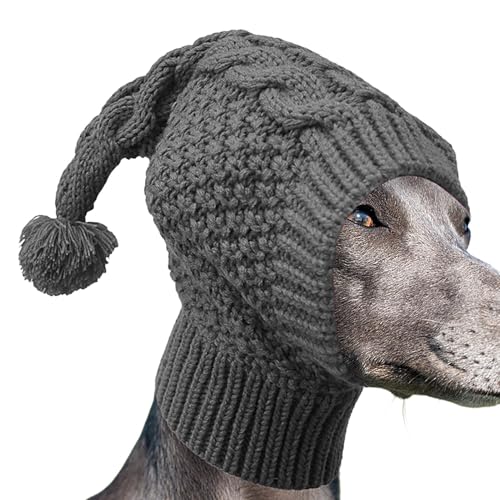 Duroecsain Strickmütze für Hunde mit Ohrenschützer, gestrickte Hundemütze | Haustier Winter Strickmütze für Hund | Warme Kapuze für Welpen, Hals- und Kopfschutz, Strickmütze, niedliche Duroecsain Strickmütze für Hunde mit Ohrenschützer, gestrickte Hundemütze | Haustier Winter Strickmütze für Hund | Warme Kapuze für Welpen, Hals- und Kopfschutz, Strickmütze, niedliche von Duroecsain