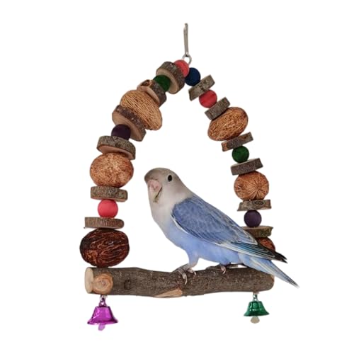 Duroecsain Vogel Sitzstangen Für Käfig, Sittichkäfig-Zubehör, Spielbereich Ständer Spielzeug Zubehör Mit Rattankugel Für Innen- Und Außenbereich Sowie Fensterplatzierung Duroecsain Vogel Sitzstangen Für Käfig, Sittichkäfig-Zubehör, Spielbereich Ständer Spielzeug Zubehör Mit Rattankugel Für Innen- Und Außenbereich Sowie Fensterplatzierung von Duroecsain