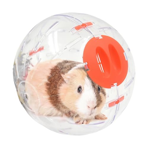 Duroecsain Zwerghamsterball, Hamsterbälle,Silent Interactive Dwarf Hamster Wheel | Multi Funktionelle kleine Haustierversorgungen mit Lüftungsloch für Guinea -Mäuse Chinchilla Gerbil Frettchen Kinder von Duroecsain