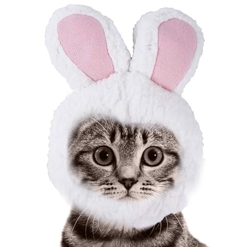 Hasenhut für Hunde, Kaninchenhut für Katzen, Hasenhut – Lustige Neuheit, verstellbar, liebenswert, kreativ, Katze, Kaninchenhut, Haustierkostüm Hasenhut für Hunde, Kaninchenhut für Katzen, Hasenhut – Lustige Neuheit, verstellbar, liebenswert, kreativ, Katze, Kaninchenhut, Haustierkostüm von Duroecsain