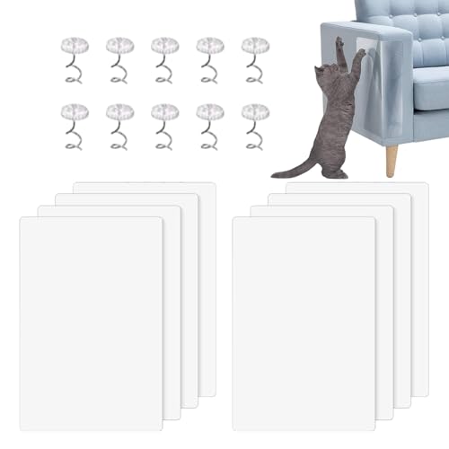 Katzenschutz für Möbel, Katzenkratz-Couchschutz - Katzenkratzband-Möbelschutz,8 Stück Katzenkratzschutz, Klebeband, Couchschutzfolie, Anti-Katzenkratzer für Möbel Katzenschutz für Möbel, Katzenkratz-Couchschutz - Katzenkratzband-Möbelschutz,8 Stück Katzenkratzschutz, Klebeband, Couchschutzfolie, Anti-Katzenkratzer für Möbel von Duroecsain