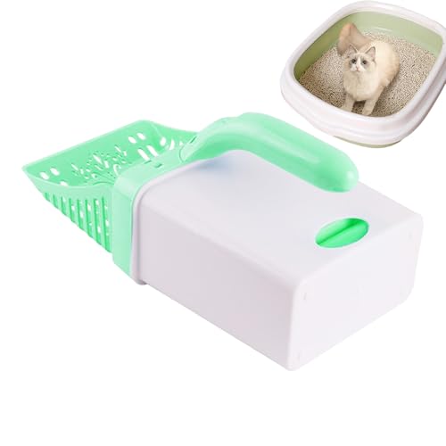 Katzentoiletten-Schaufel Mit Halterung,Große Kapazität Tragbare Katzentoiletten-Schaufel - Vielseitige Haustierzubehör Für Kleintiere Kätzchen Hund Kaninchen Wohnung Haus von Duroecsain