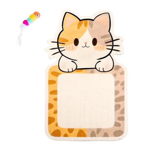 Kratzbrett Für Katzen, Katzen Kratzbrett Mit Spielzeug, Selbstklebender Möbelschutz Für Sofa Teppich Und Bodenbelag Kratzbrett Für Katzen, Katzen Kratzbrett Mit Spielzeug, Selbstklebender Möbelschutz Für Sofa Teppich Und Bodenbelag von Duroecsain
